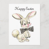 niedlicher Vintager Osterhase Feiertagspostkarte (Vorderseite)