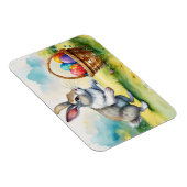 Niedlicher Vintager Osterhase Magnet (Rechte Seite)