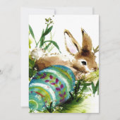 Niedlicher Vintager Osterhof Feiertagskarte (Vorderseite)