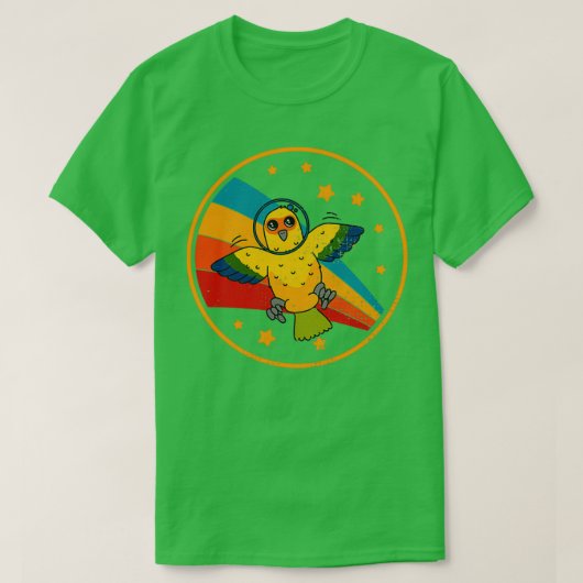 Niedlicher Vintager Papageienbesitzer Retro Parrot T-Shirt (Design vorne)