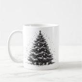 Niedlicher Vintager Pinienbaum Kaffeetasse (Links)