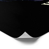 Niedlicher Vintager Poker Poster (Ecke)