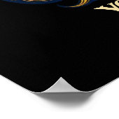 Niedlicher Vintager Poker Poster (Ecke)