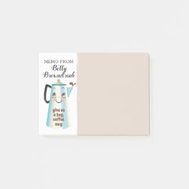 Niedlicher Vintager retro Post-it Klebezettel