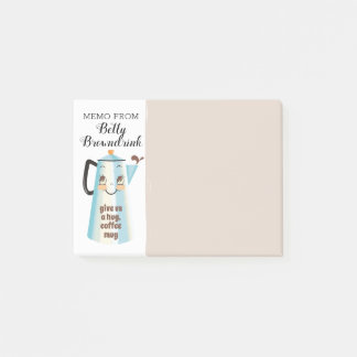 Niedlicher Vintager retro Post-it Klebezettel