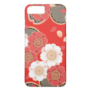 Niedlicher Vintager Retro roter weißer mit Case-Mate iPhone Hülle