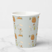 Niedlicher Vintager Schattenhalbmesser Pappbecher (Links)