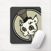 NIEDLICHER VINTAGER STYLE KITTY CAT-MAUSPAD MOUSEPAD (Mit Mouse)