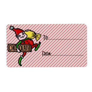 Niedlicher Vintager Süßigkeits-Weihnachtself