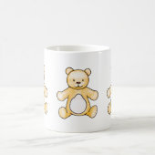 Niedlicher Vintager Teddybär zeichnend Kaffeetasse (Mittel)