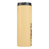 Niedlicher Vintager Valentinbär Thermosbecher (Rückseite)