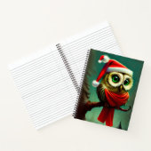 Niedlicher Vintager Weihnachtsfeiertag Notizblock (Innenseite)