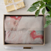 Niedlicher Vintager Weihnachtsmann Seidenpapier (Geschenk)