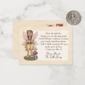 Niedlicher Vintager Zeltfüller Mitteilungskarte (Vorderseite/Rückseite Beispiel)