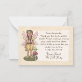 Niedlicher Vintager Zeltfüller Mitteilungskarte (Vorderseite)