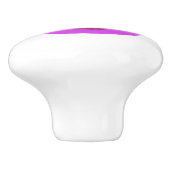 Niedlicher Violettbär Keramikknauf (Seitenansicht)