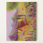 niedlicher violetter Landschaftsplaner Planer (Rückseite)