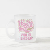 Niedlicher Violinen-Lehrer Mattglastasse (Links)