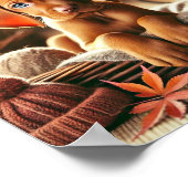 niedlicher Vizsla-Welpe Poster (Ecke)