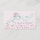 Niedlicher Vogel auf der Bannerwannerwahlkarte Begleitkarte (Vorderseite)