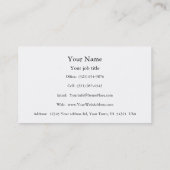 Niedlicher Vogel des Penguinkunst-Spaßes im Visitenkarte (Rückseite)