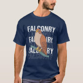 Niedlicher Vogel Falknerei für Falconers gif T-Shirt (Vorderseite)