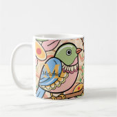 niedlicher Vogel Kaffeetasse (Links)
