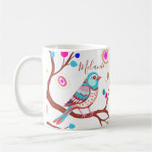 niedlicher Vogel Kaffeetasse (Links)