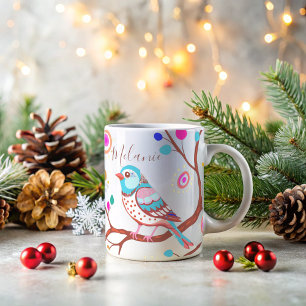 niedlicher Vogel Kaffeetasse