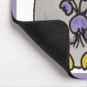 Niedlicher Vogel Zeichne Mousepad (Ecke)