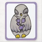 Niedlicher Vogel Zeichne Mousepad (Vorne)