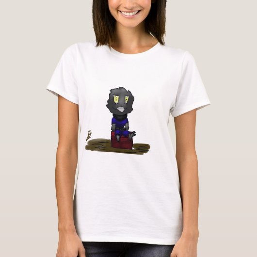 Niedlicher Vogeldieb T-Shirt (Vorderseite)