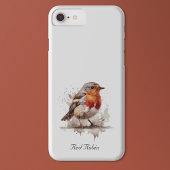 Niedlicher Vogelrobin in Aquarellfarben Case-Mate iPhone Hülle
