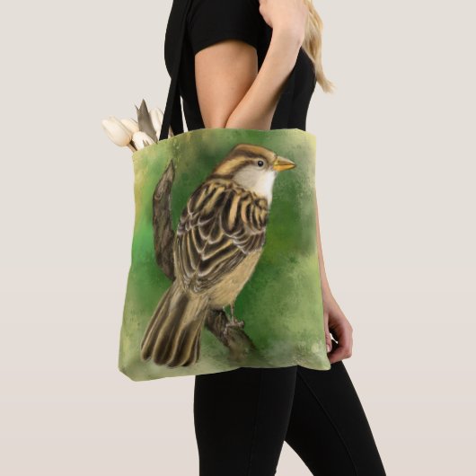 Niedlicher Vogelteppich Tasche (Von Nahem)