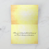 Niedlicher Vogelwirbel - Geschenke und Einladungen (Innenseite)