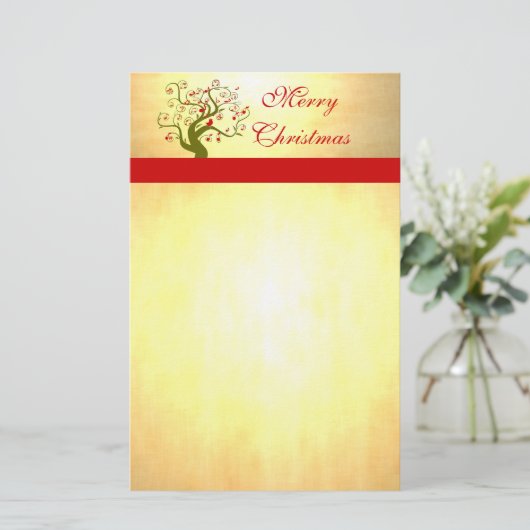 Niedlicher Vogelwirbel - Geschenke und Einladungen Briefpapier (Stehend Vorderseite)