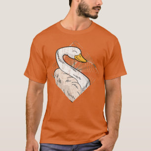 Niedlicher Vogelzuchtbetrieb Bauer Gänse T-Shirt