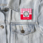 Niedlicher Volleyball Button (Beispiel)