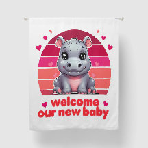 Niedlicher Vorhang für Babydusche | Schönes Kinder