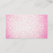 Niedlicher Wachdienst Visitenkarte (Rückseite)