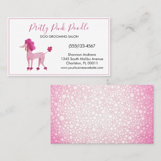 Niedlicher Wachdienst Visitenkarte (Vorne/Hinten)