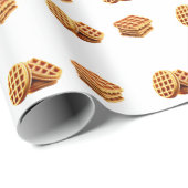 Niedlicher Waffel Geschenkpapier (Rolleneckpunkt)