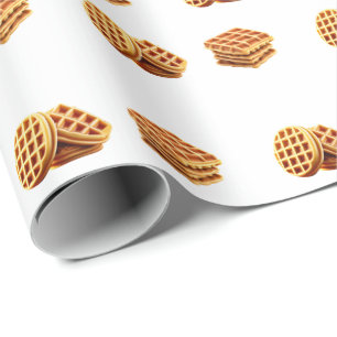 Niedlicher Waffel Geschenkpapier