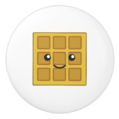 Niedlicher Waffel Keramikknauf (Vorderseite)