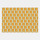 Niedlicher Waffel mit Butter und Sirup Geschenkpapier Set (Vorderseite)