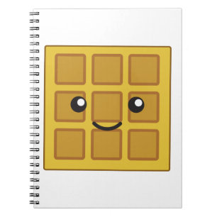 Niedlicher Waffel Notizblock