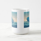 Niedlicher Wal Kaffeetasse (Mittel)