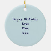 Niedlicher Wal Keramikornament (Hinten)