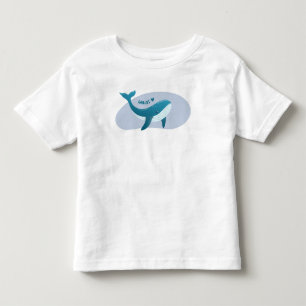 Niedlicher Wal Kleinkind T-shirt