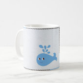 Niedlicher Wal mit Spout Kaffeetasse (Vorderseite Links)
